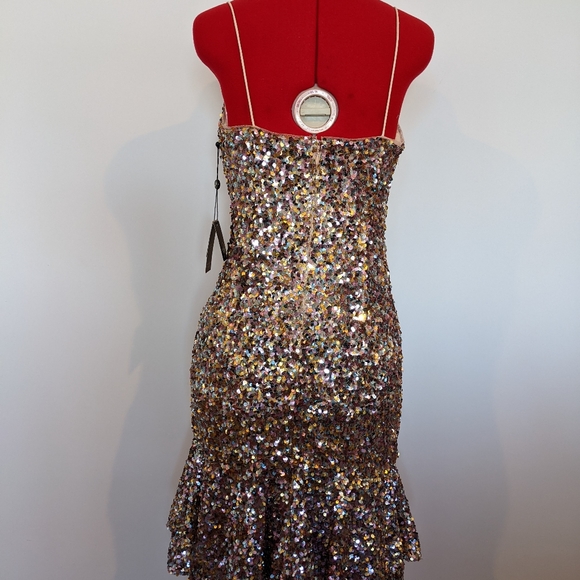 NWT Adrianna Papell Sequin Dress - Picture 7 of 8